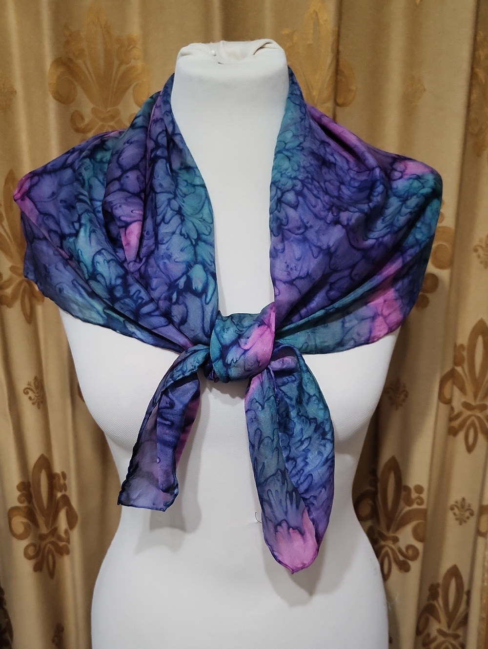 HandpaintedSilk Scarf
